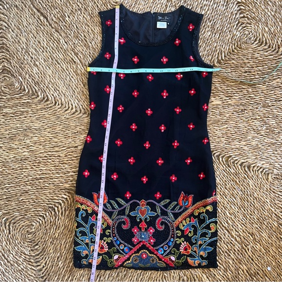Vintage Diane Freis Beaded Dress - Picture 8 of 8